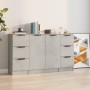 Sideboards 3 Stück zementgraues Sperrholz von vidaXL, Sideboards - Ref: Foro24-3115839, Preis: 142,83 €, Rabatt: %