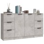 Sideboards 3 Stück zementgraues Sperrholz von vidaXL, Sideboards - Ref: Foro24-3115839, Preis: 142,83 €, Rabatt: %