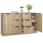 Sideboards 2 Stück Sonoma-Eichensperrholz 60x30x70 cm von vidaXL, Sideboards - Ref: Foro24-3115790, Preis: 166,47 €, Rabatt: %