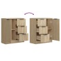 Sideboards 2 Stück Sonoma-Eichensperrholz 60x30x70 cm von vidaXL, Sideboards - Ref: Foro24-3115790, Preis: 166,47 €, Rabatt: %
