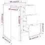 Sideboards 2 Stück Sonoma-Eichensperrholz 60x30x70 cm von vidaXL, Sideboards - Ref: Foro24-3115790, Preis: 173,31 €, Rabatt: %