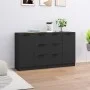 Sideboards 2 Stück schwarzes Sperrholz 60x30x70 cm von vidaXL, Sideboards - Ref: Foro24-3115789, Preis: 168,99 €, Rabatt: %