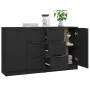 Sideboards 2 Stück schwarzes Sperrholz 60x30x70 cm von vidaXL, Sideboards - Ref: Foro24-3115789, Preis: 168,99 €, Rabatt: %
