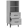 Sonoma grau Sperrholz Anrichte 34,5x34x90 cm von vidaXL, Sideboards - Ref: Foro24-817418, Preis: 60,67 €, Rabatt: %