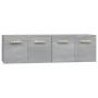 Wandschränke 2 Stück sonomagraues Sperrholz 60x36,5x35cm von vidaXL, Schließfächer und Lagerschränke - Ref: Foro24-3115634, P...