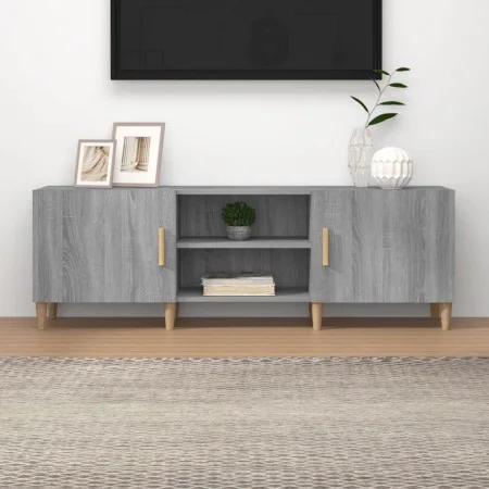Sonoma grau Sperrholz TV-Ständer 150x30x50 cm von vidaXL, TV-Möbel - Ref: Foro24-817502, Preis: 74,72 €, Rabatt: %