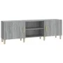Sonoma grau Sperrholz TV-Ständer 150x30x50 cm von vidaXL, TV-Möbel - Ref: Foro24-817502, Preis: 74,72 €, Rabatt: %