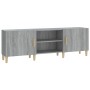 Sonoma grau Sperrholz TV-Ständer 150x30x50 cm von vidaXL, TV-Möbel - Ref: Foro24-817502, Preis: 75,73 €, Rabatt: %