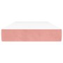 Taschenfederkernmatratze aus rosa Samt, 100 x 200 x 20 cm von vidaXL, Matratzen - Ref: Foro24-347753, Preis: 149,14 €, Rabatt: %