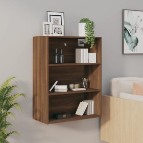 Armario colgante de pared marrón roble 69,5x32,5x90 cm de vidaXL, Aparadores - Ref: Foro24-817401, Precio: 67,23 €, Descuento: %