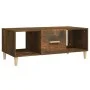 Couchtisch aus geräuchertem Eichensperrholz, 102 x 50 x 40 cm von vidaXL, Couchtisch - Ref: Foro24-817525, Preis: 45,62 €, Ra...