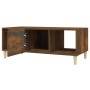 Couchtisch aus geräuchertem Eichensperrholz, 102 x 50 x 40 cm von vidaXL, Couchtisch - Ref: Foro24-817525, Preis: 54,21 €, Ra...