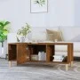 Couchtisch aus geräuchertem Eichensperrholz, 102 x 50 x 40 cm von vidaXL, Couchtisch - Ref: Foro24-817525, Preis: 45,62 €, Ra...