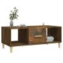 Couchtisch aus geräuchertem Eichensperrholz, 102 x 50 x 40 cm von vidaXL, Couchtisch - Ref: Foro24-817525, Preis: 45,62 €, Ra...