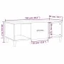 Couchtisch aus geräuchertem Eichensperrholz, 102 x 50 x 40 cm von vidaXL, Couchtisch - Ref: Foro24-817525, Preis: 45,62 €, Ra...