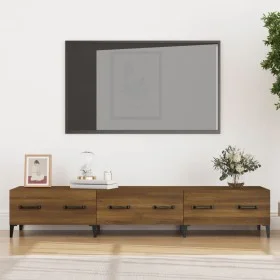 TV-Schrank aus geräuchertem Eichensperrholz, 150 x 34,5 x 30 cm von vidaXL, TV-Möbel - Ref: Foro24-817512, Preis: 96,01 €, Ra...