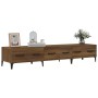 TV-Schrank aus geräuchertem Eichensperrholz, 150 x 34,5 x 30 cm von vidaXL, TV-Möbel - Ref: Foro24-817512, Preis: 96,75 €, Ra...