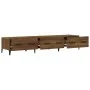 Smoked oak plywood TV cabinet 150x34.5x30 cm by vidaXL, TV Furniture - Ref: Foro24-817512, Price: 96,01 €, Discount: %