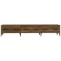 Smoked oak plywood TV cabinet 150x34.5x30 cm by vidaXL, TV Furniture - Ref: Foro24-817512, Price: 96,01 €, Discount: %
