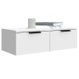 Armarios de pared 2 unidades contrachapada blanco 68x30x20 cm