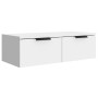 Wandschränke 2 Einheiten aus weißem Sperrholz 68x30x20 cm von vidaXL, Regale und Regale - Ref: Foro24-3115892, Preis: 98,80 €...