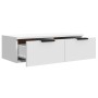 Wandschränke 2 Einheiten aus weißem Sperrholz 68x30x20 cm von vidaXL, Regale und Regale - Ref: Foro24-3115892, Preis: 98,80 €...