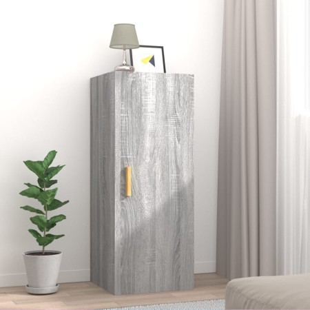 Sonoma grau Sperrholz-Hängeschrank 34,5x34x90 cm von vidaXL, Regale und Regale - Ref: Foro24-817439, Preis: 51,04 €, Rabatt: %