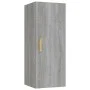 Sonoma grau Sperrholz-Hängeschrank 34,5x34x90 cm von vidaXL, Regale und Regale - Ref: Foro24-817439, Preis: 49,03 €, Rabatt: %