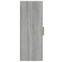 Armario de pared madera contrachapada gris Sonoma 34,5x34x90 cm de vidaXL, Estantes y estanterías - Ref: Foro24-817439, Preci...