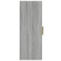 Armario de pared madera contrachapada gris Sonoma 34,5x34x90 cm de vidaXL, Estantes y estanterías - Ref: Foro24-817439, Preci...