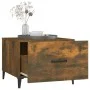 Couchtisch mit Metallbeinen aus Räuchereiche 50x50x40 cm von vidaXL, Couchtisch - Ref: Foro24-817537, Preis: 37,62 €, Rabatt: %