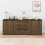 3-piece brown oak plywood sideboard by vidaXL, Sideboards - Ref: Foro24-3115787, Price: 224,56 €, Discount: %