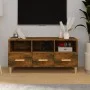 TV-Schrank aus geräuchertem Eichensperrholz, 102 x 36 x 50 cm von vidaXL, TV-Möbel - Ref: Foro24-817495, Preis: 60,50 €, Raba...