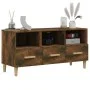 TV-Schrank aus geräuchertem Eichensperrholz, 102 x 36 x 50 cm von vidaXL, TV-Möbel - Ref: Foro24-817495, Preis: 60,50 €, Raba...