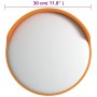 Orange polycarbonate exterior convex traffic mirror Ø30cm by vidaXL, Road and traffic signs - Ref: Foro24-153081, Price: 37,1...