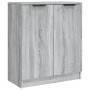 3-teiliges Sideboard aus grauem Sonoma-Sperrholz von vidaXL, Sideboards - Ref: Foro24-3115786, Preis: 227,10 €, Rabatt: %
