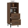 Sideboard aus braunem Eichensperrholz, 34,5 x 34 x 90 cm von vidaXL, Sideboards - Ref: Foro24-817419, Preis: 61,07 €, Rabatt: %