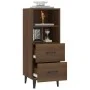 Sideboard aus braunem Eichensperrholz, 34,5 x 34 x 90 cm von vidaXL, Sideboards - Ref: Foro24-817419, Preis: 60,25 €, Rabatt: %