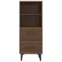 Sideboard aus braunem Eichensperrholz, 34,5 x 34 x 90 cm von vidaXL, Sideboards - Ref: Foro24-817419, Preis: 60,25 €, Rabatt: %