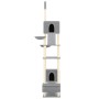 Cat scratching post floor to ceiling light gray 277-303 cm by vidaXL, Cat furniture - Ref: Foro24-171613, Price: 103,67 €, Di...