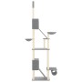 Cat scratching post floor to ceiling light gray 277-303 cm by vidaXL, Cat furniture - Ref: Foro24-171613, Price: 103,67 €, Di...
