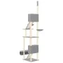 Cat scratching post floor to ceiling light gray 277-303 cm by vidaXL, Cat furniture - Ref: Foro24-171613, Price: 100,10 €, Di...