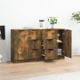 Aparadores 2 uds madera contrachapada roble ahumado 60x30x70 cm de vidaXL, Aparadores - Ref: Foro24-3115793, Precio: 146,56 €...