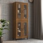 Armario colgante de pared roble Sonoma 69,5x34x90 cm de vidaXL, Aparadores - Ref: Foro24-817392, Precio: 87,43 €, Descuento: %