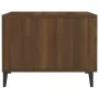 Coffee tables with metal legs 2 units brown oak 50x50x40 cm by vidaXL, Coffee table - Ref: Foro24-817542, Price: 64,99 €, Dis...