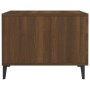 Couchtische mit Metallbeinen 2 Stück Eiche braun 50x50x40 cm von vidaXL, Couchtisch - Ref: Foro24-817542, Preis: 65,56 €, Rab...