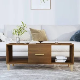 Couchtisch aus braunem Eichensperrholz, 102 x 50 x 40 cm von vidaXL, Couchtisch - Ref: Foro24-817527, Preis: 63,65 €, Rabatt: %