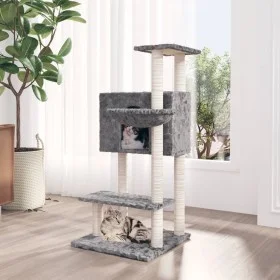 Cat scratching post with light gray sisal posts 108.5 cm by vidaXL, Cat furniture - Ref: Foro24-171598, Price: 50,09 €, Disco...