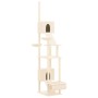 Katzenkratzbaum vom Boden bis zur Decke cremefarben 277-303 cm von vidaXL, Katzenmöbel - Ref: Foro24-171612, Preis: 130,23 €,...