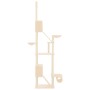 Floor-to-ceiling scratching tree for cats in cream color, 277-303 cm. by vidaXL, Cat furniture - Ref: Foro24-171612, Price: 1...